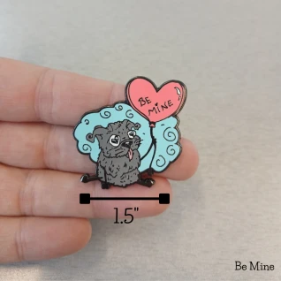 Be Mine Enamel Pin