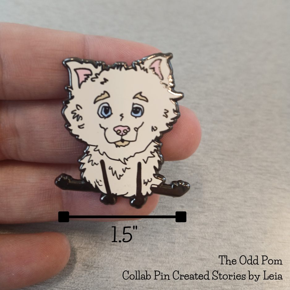 The Odd Pom Enamel Pin