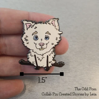 The Odd Pom Enamel Pin