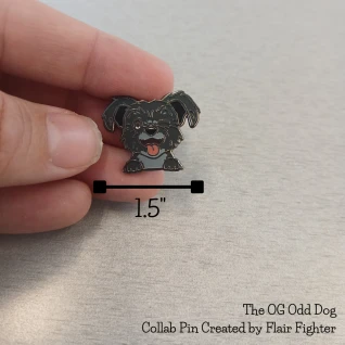 The OG Odd Dog Enamel Pin