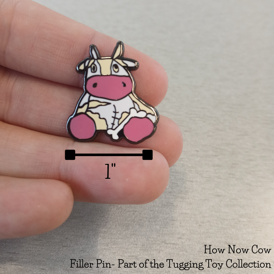 How Now Cow Enamel Pin