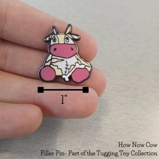How Now Cow Enamel Pin