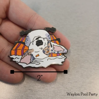 Pool Pawty Enamel Pin