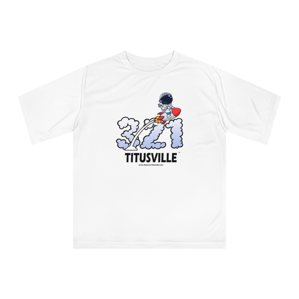 321 Titusville Cloud Performance Unisex T-shirt