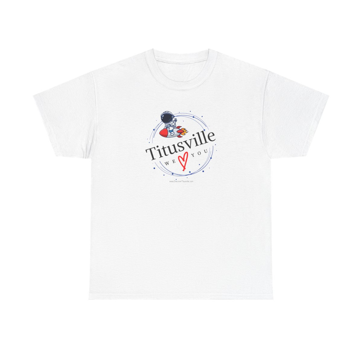 We ♥️ Titusville Unisex Heavy T-shirt