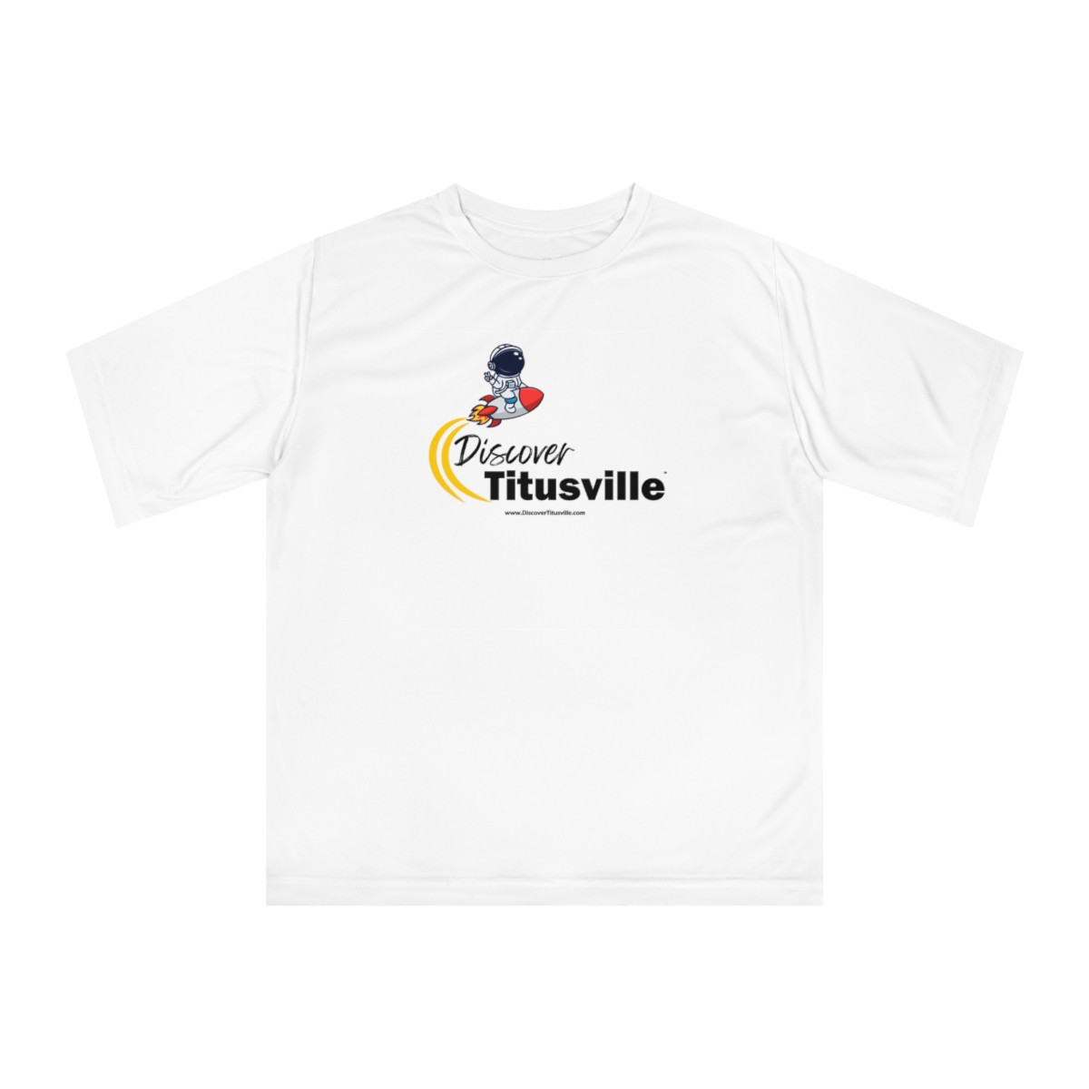 Discover Titusville Rocket Performance T-shirt