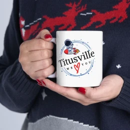 Titusville, We ❤️ You Coffee Cup