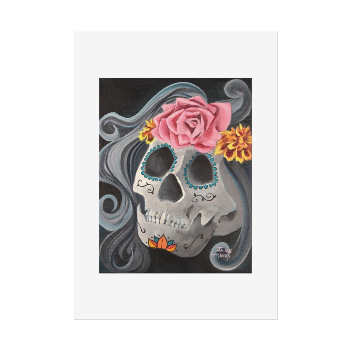 Sabrina Sugar Skull Fine Art Print