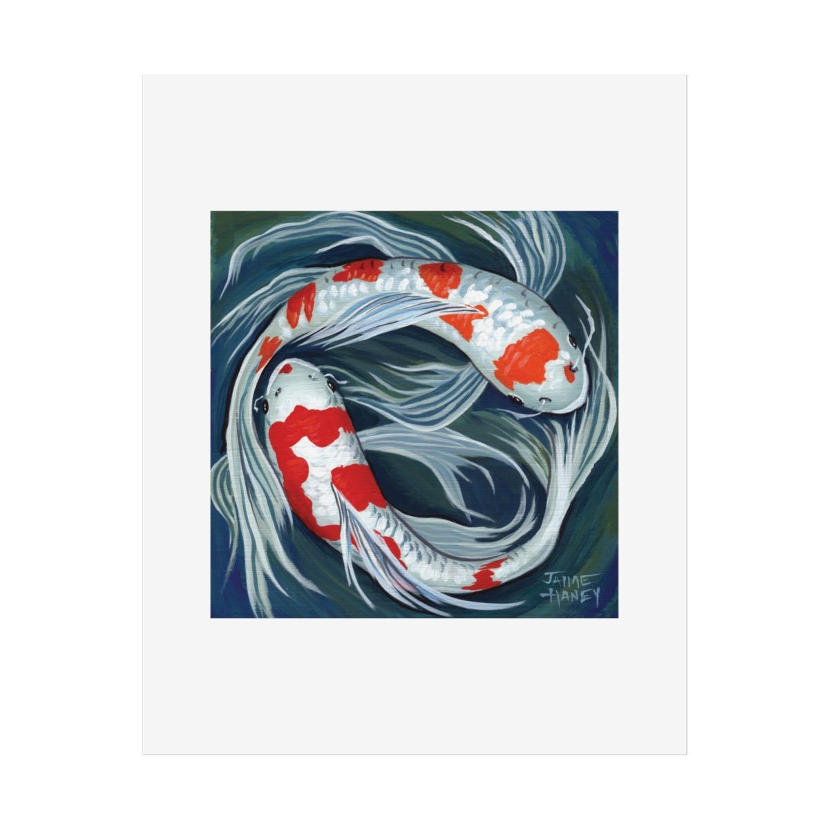 Swirling Water, Fast Hearts Fine Art Print