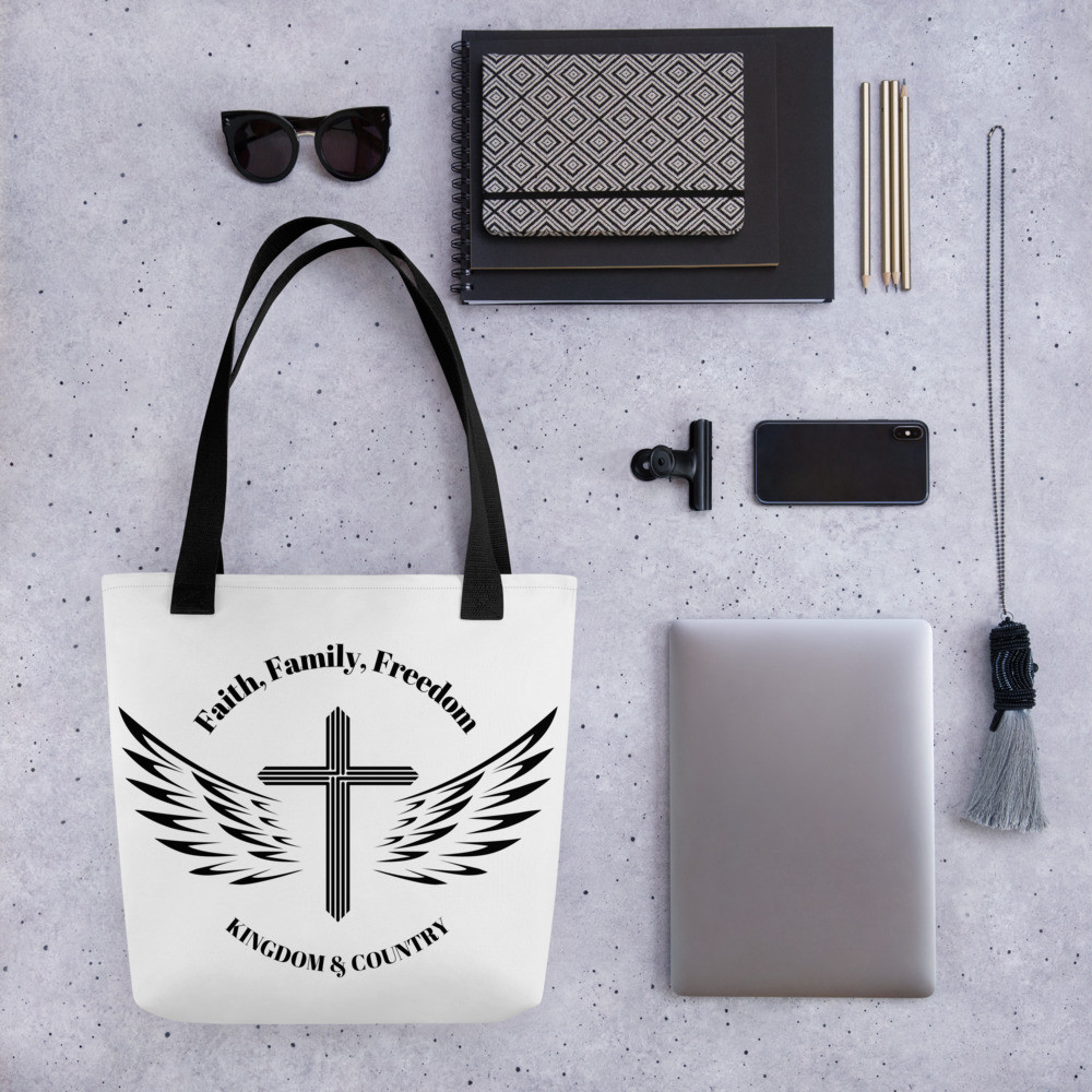KNC Faith, Family, Freedom - Tote bag