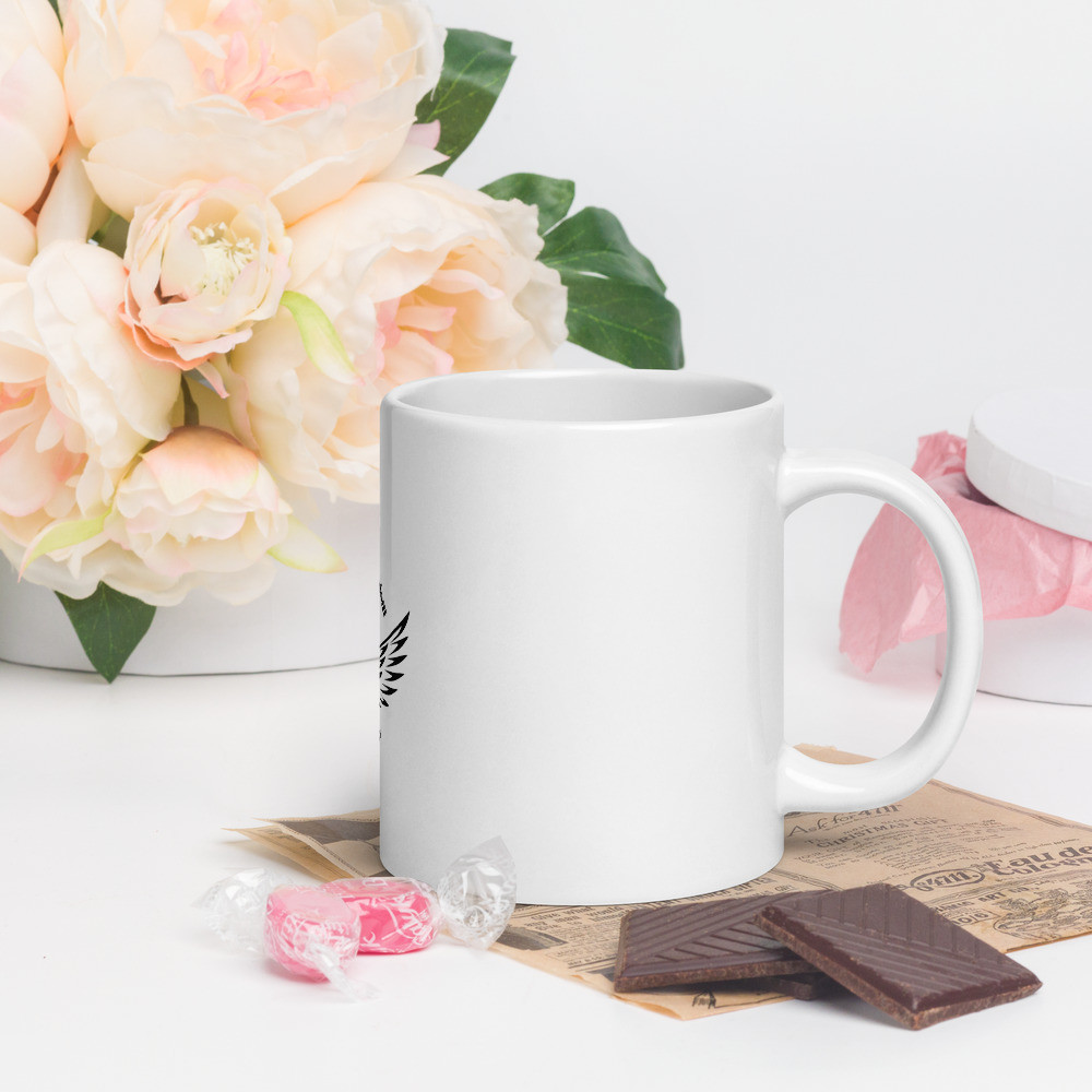 KNC Faith, Family, Freedom - White glossy mug