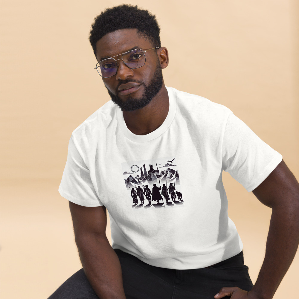 Fellowship Silhouette LOTR Unisex classic tee