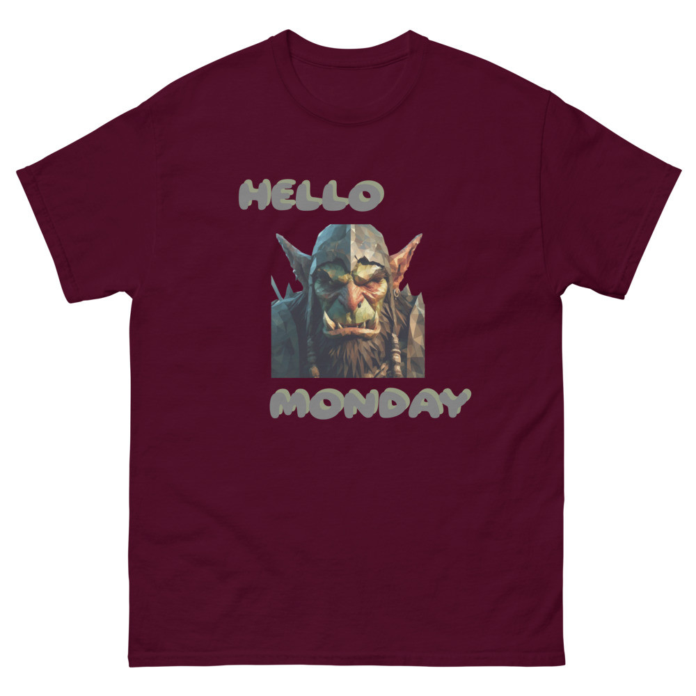 Hello Monday (Male) Unisex classic tee