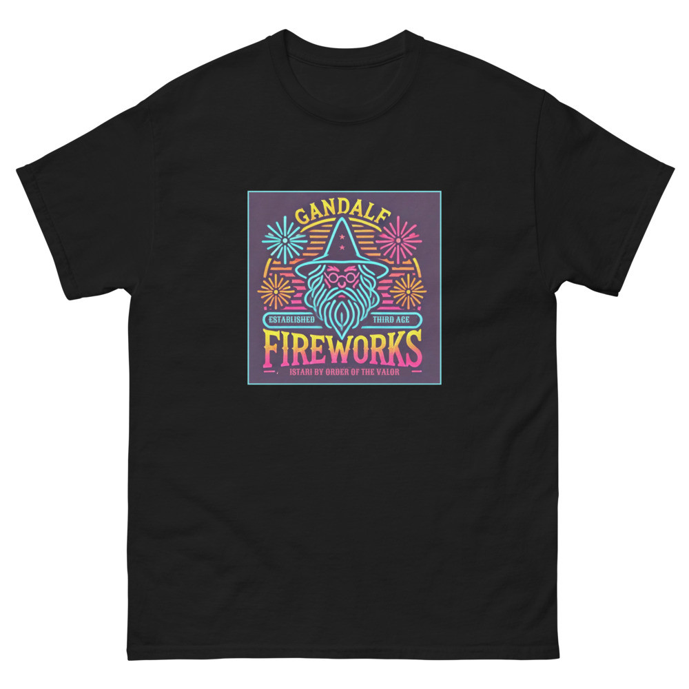 Gandalf Fireworks Unisex classic tee
