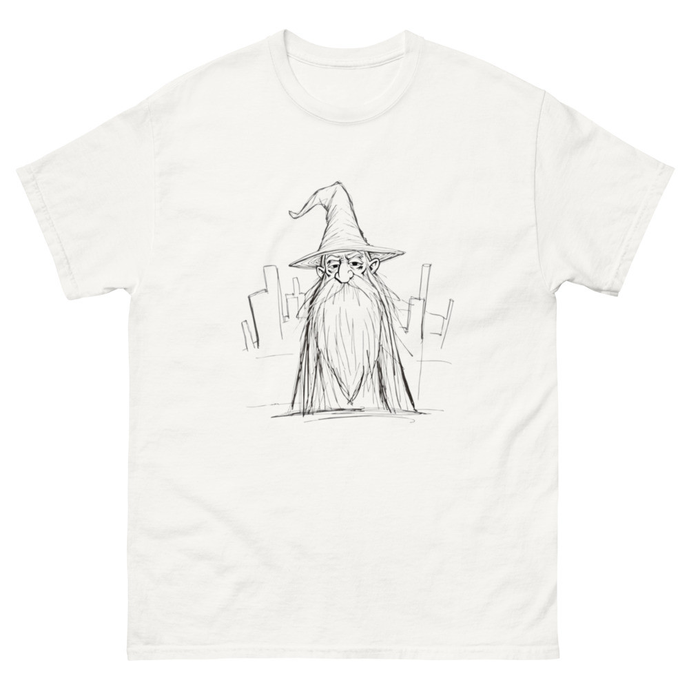 Gandalf (Chaotic Scribble) Unisex classic tee