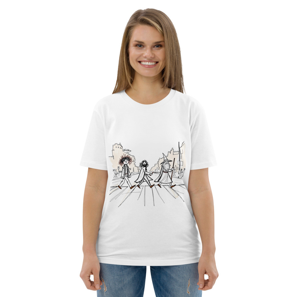 Organic Abbey Road LOTR Unisex organic cotton t-shirt