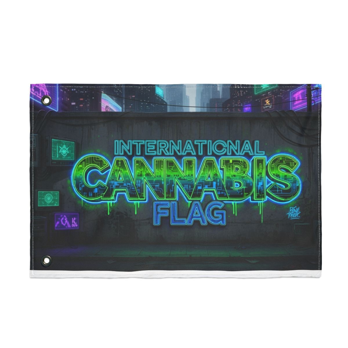International Cannabis Flag  | Double-sided