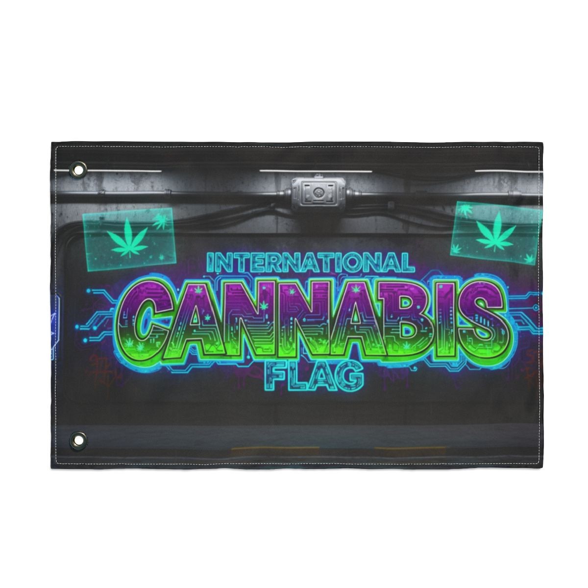 International Cannabis Flag  | Double-sided