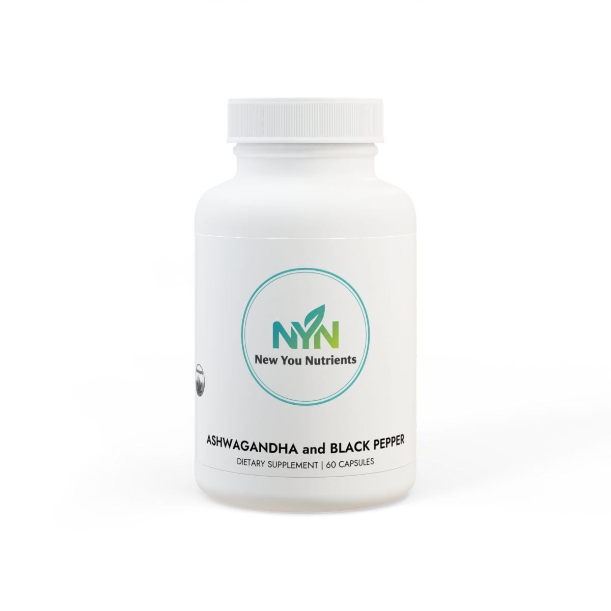 Ashwagandha and Black Pepper Supplement (60 capsules)