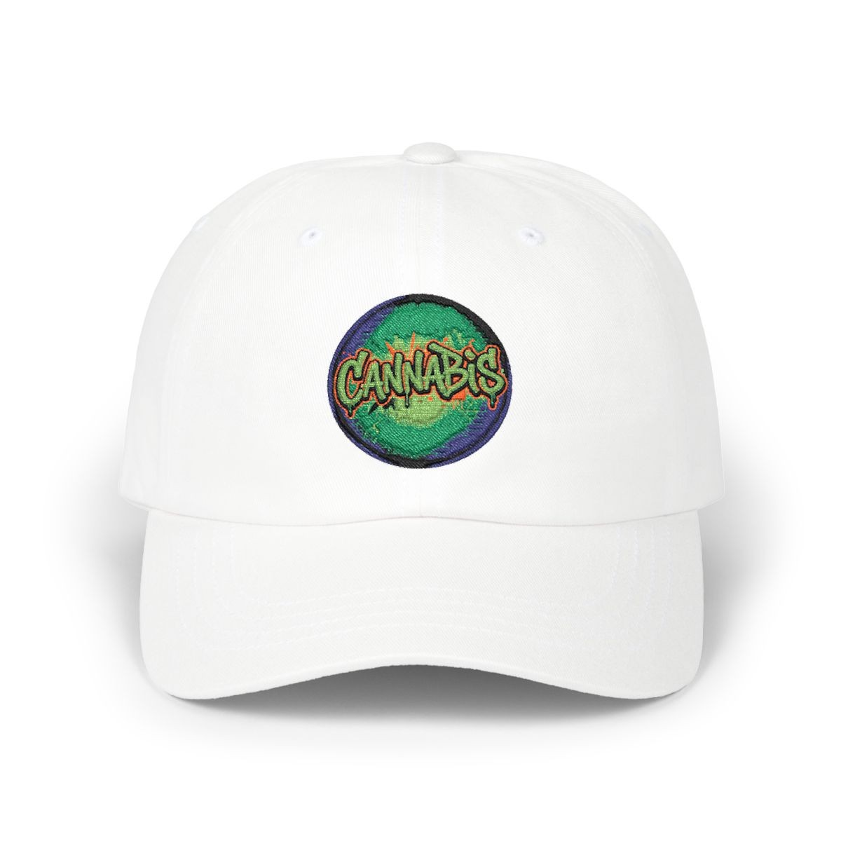 Emroidered Cap |  Cannabis Brand  100% cotton