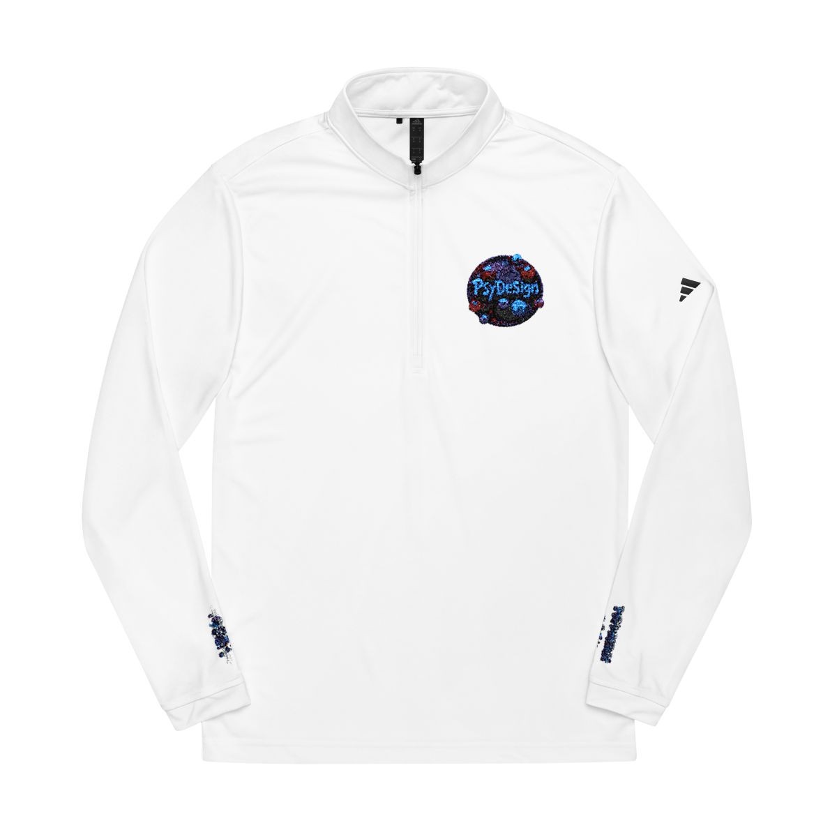 PSYDESIGNS Adidas® Quarter-Zip Pullover -