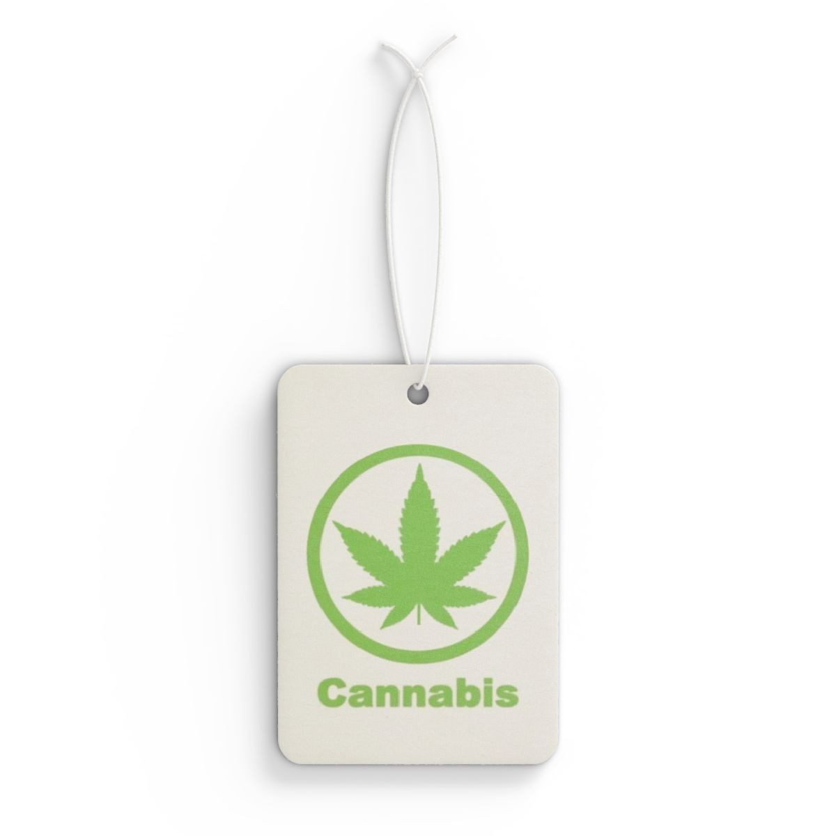 Cannabis Brand Car Air Freshener | New Car, Pine, or Black Ice Scented Air Freshener