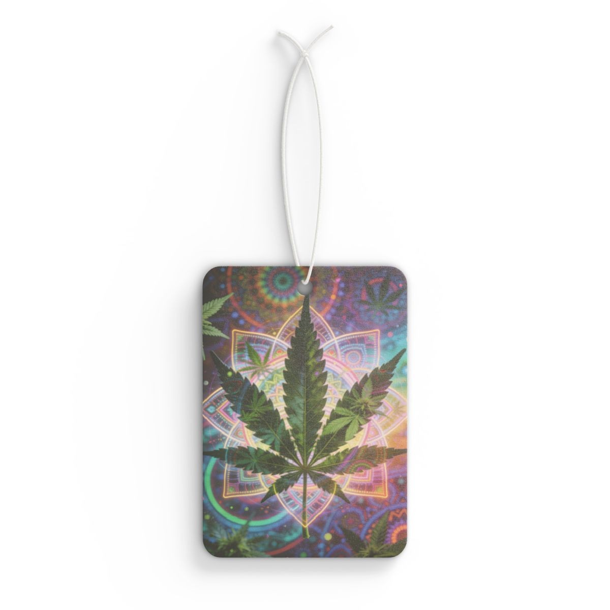 Cannabis  Brand Leaf Car Air Freshener |  New Car, Pine, or Black Ice
