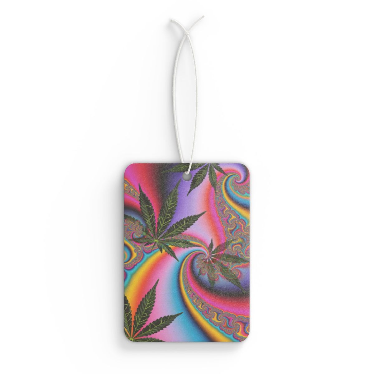 Cannabis Brand Leaves Car Air Freshener | New Car, Pine,  or Black Ice