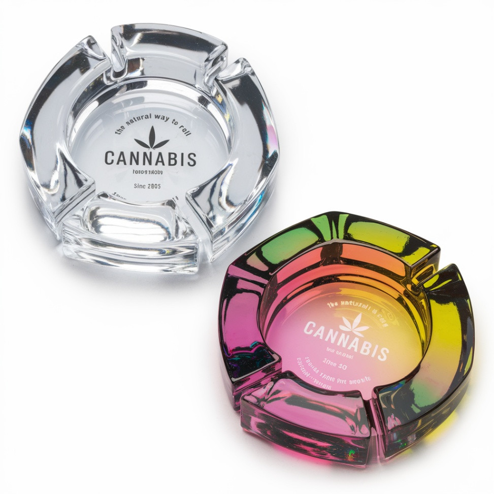Ashtray from Cannabis designs