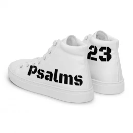 Still Waters Psalms 23 | Men's High Tops| 48 Meals Donated