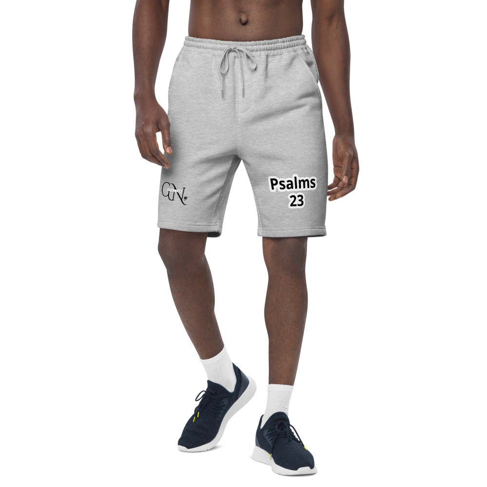 Steady Peace Psalms 23 | Gray Fleece Shorts | 32 Meals Donated