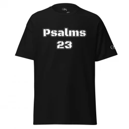 Pure Thread Psalms 23 | Black Outline Tee | 20 Meals Donated