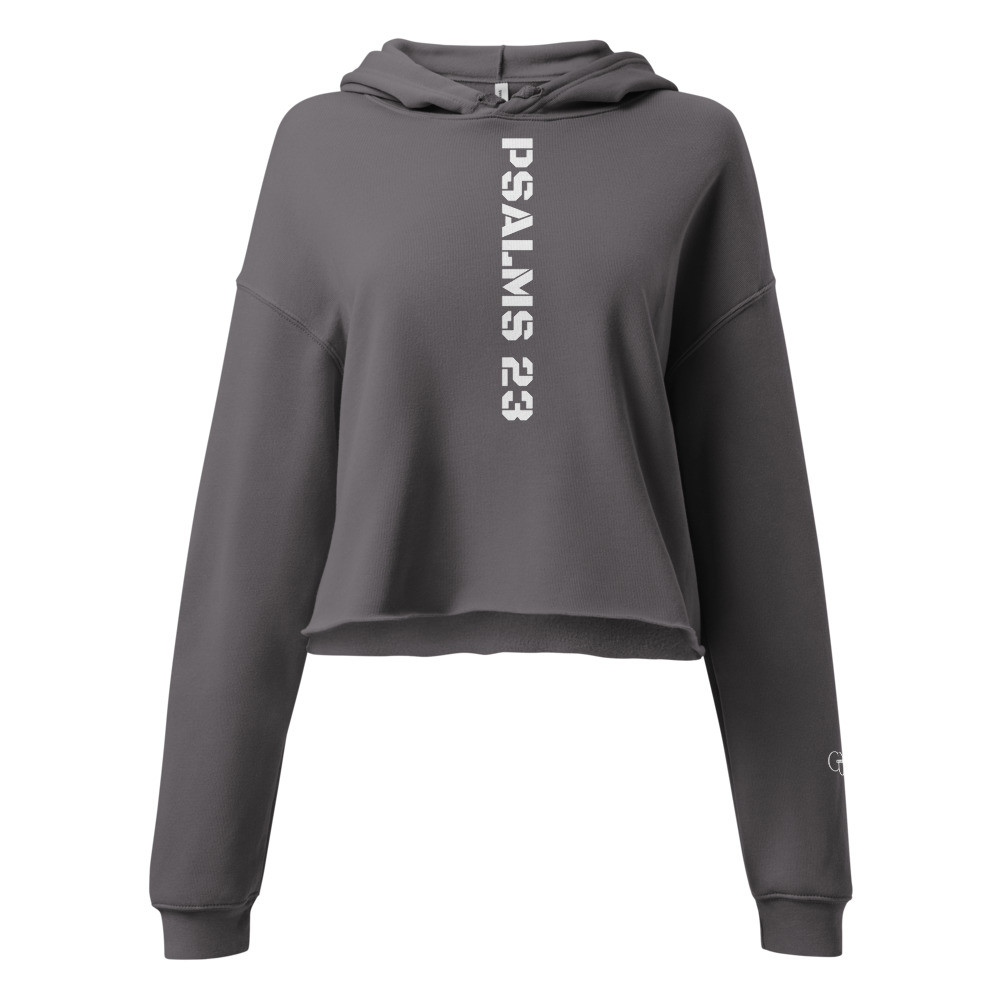 Rod & Staff Psalms 23 Crop Hoodie | 31 Meals Donated