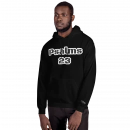 Pure Thread Psalms 23 | White Outline Hoodie | 30 Meals Donated
