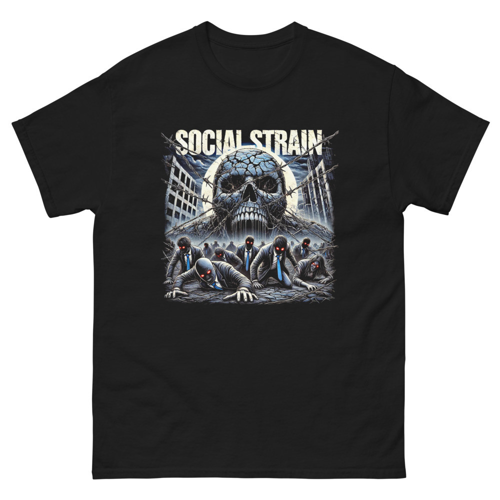 Social Strain Unisex T-shirt black