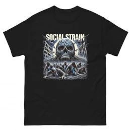 Social Strain Unisex T-shirt black