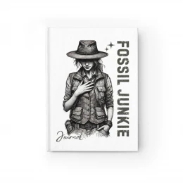 Fossil Junkie Hardcover Inspiring Journal