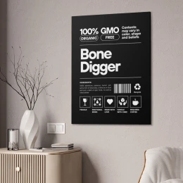 Bone Digger Canvas Wall Art