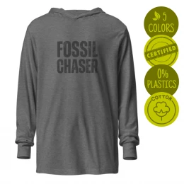 Fossil Chaser Long Sleeve Hooded Cotton Shirt -Classic, Comfortable, and Eco-Friendly