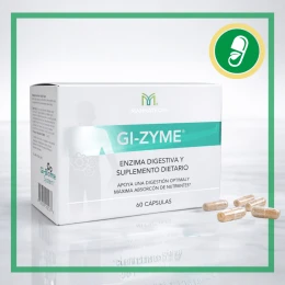 GI-Zyme: Complejo de 8 Enzimas Digestivas de Espectro Total