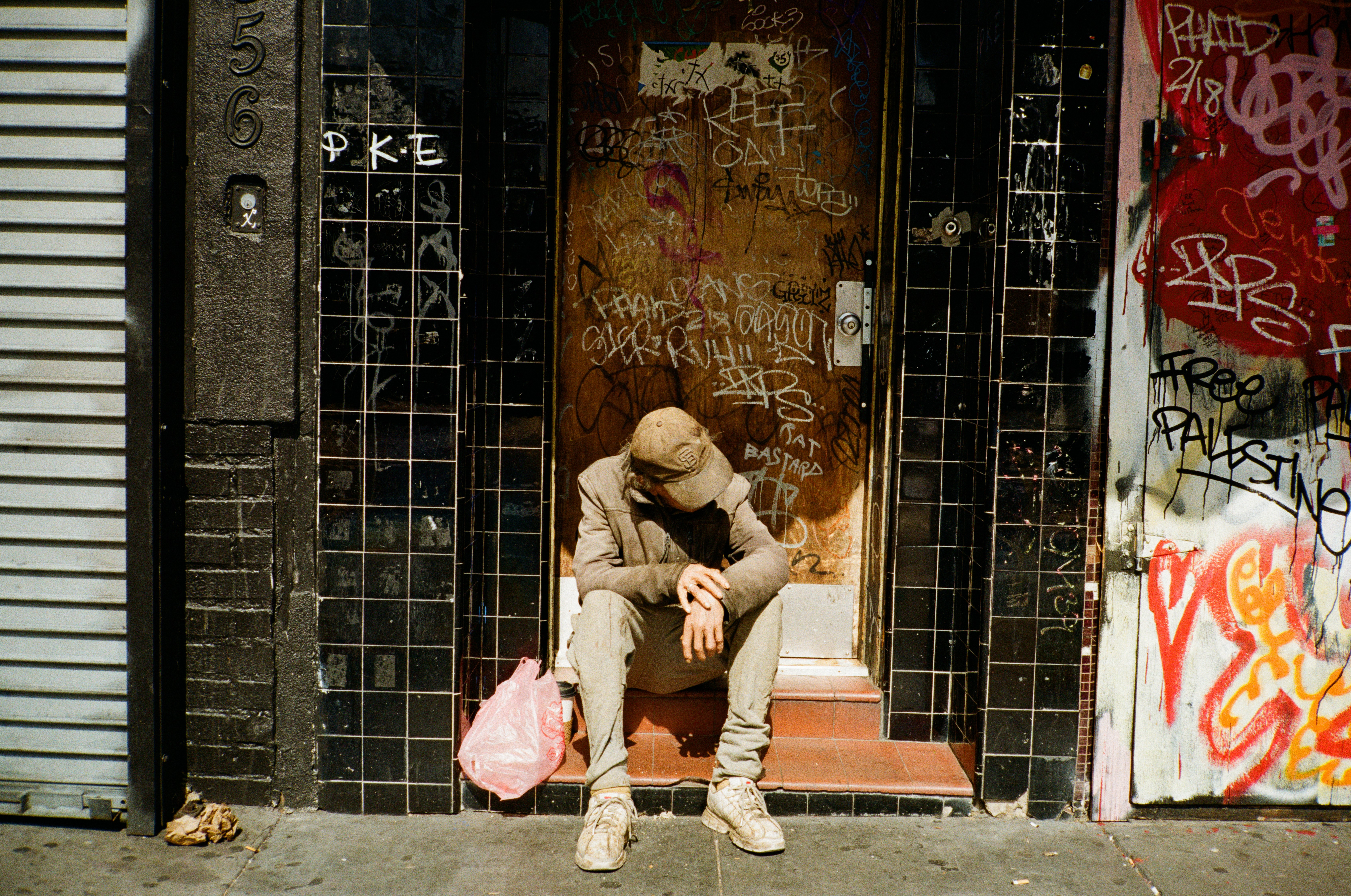 Man on Stoop