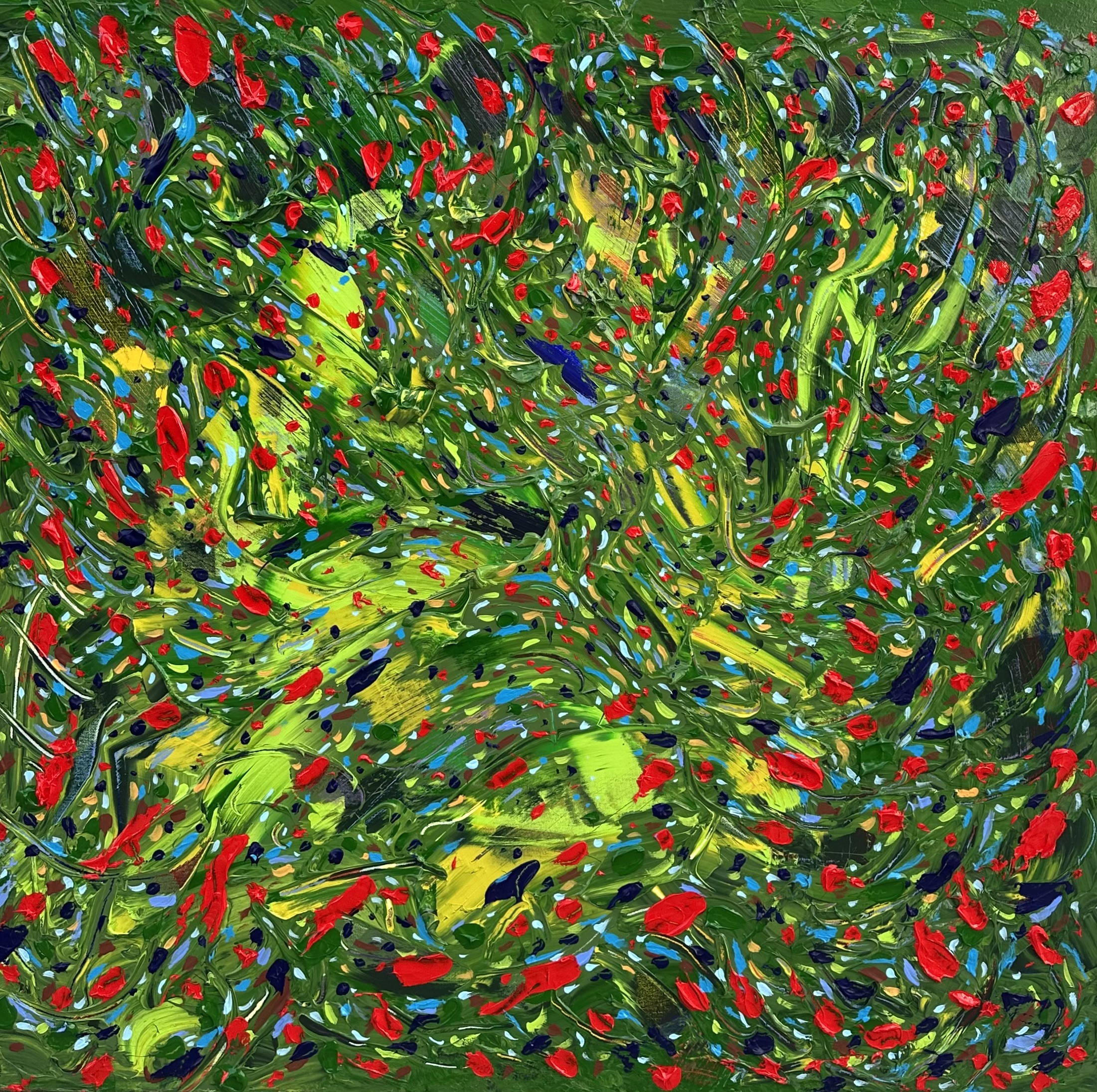 CRICKETS CHIRPING IN THE BACKYARD [SOLD]