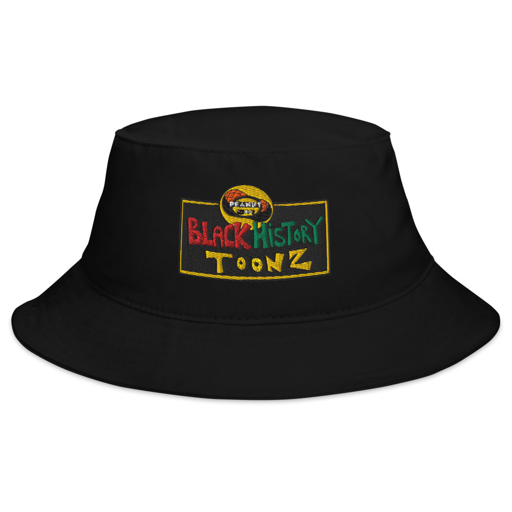 "Peanut Headz: Black History Toonz Logo" Bucket Hat