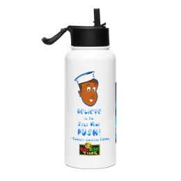 EPISODE 1 (Stainless steel water bottle with a straw lid)