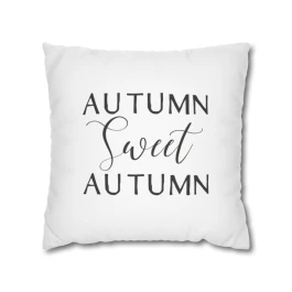 Autumn Sweet Autumn Pillowcase | Square Throw Pillow Cover