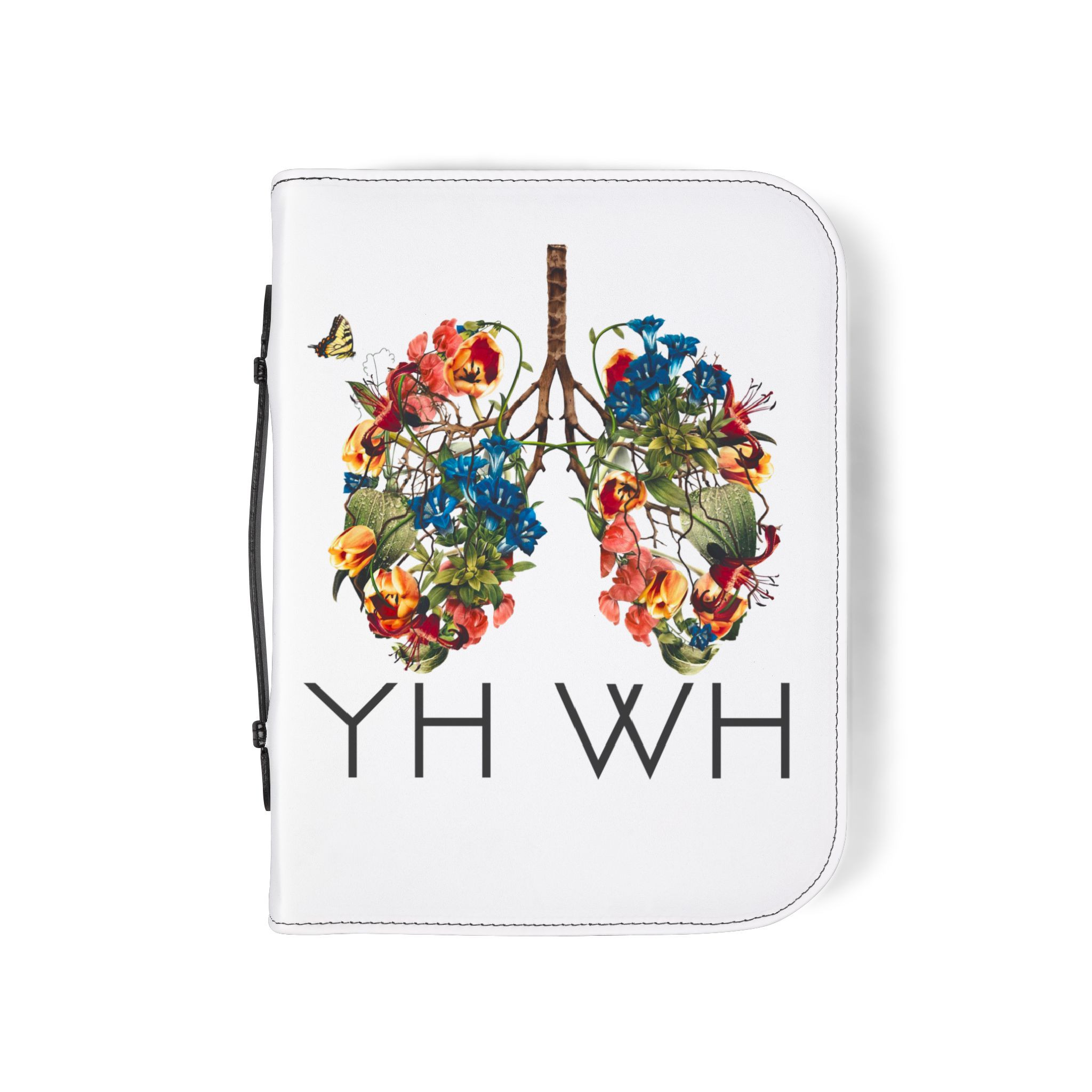 YHWH Breath of Life Botanical Lungs Bible Cover / Journal Case