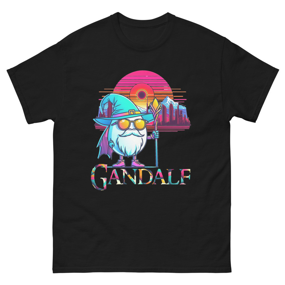 LOTR Egg Gandalf Fun Fusion Unisex classic tee