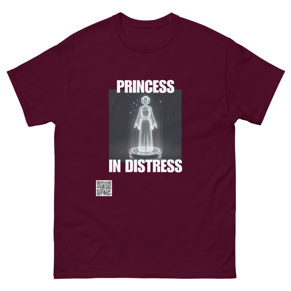 Princess in Distress Graphic Designer Unisex classic tee