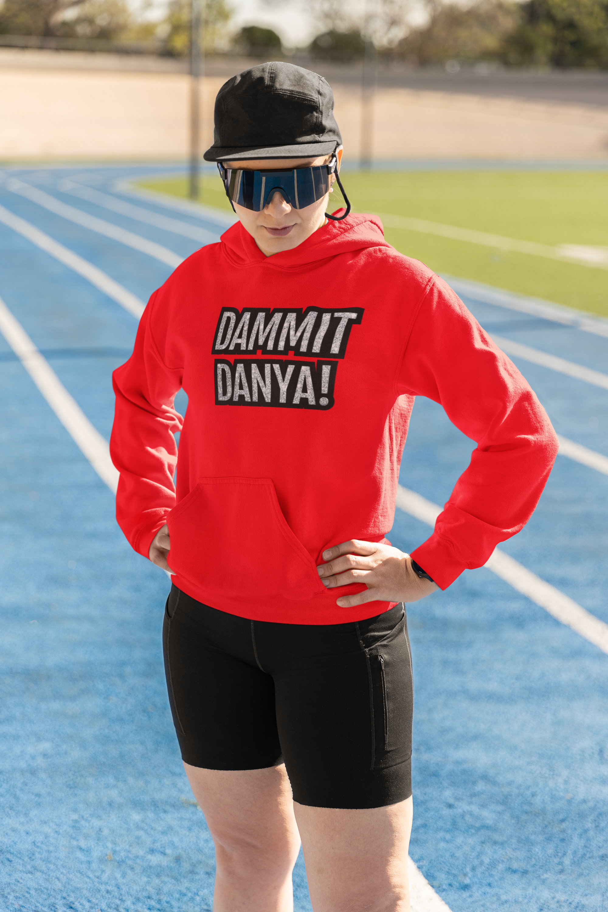 Dammit Danya Glitter Hoodie