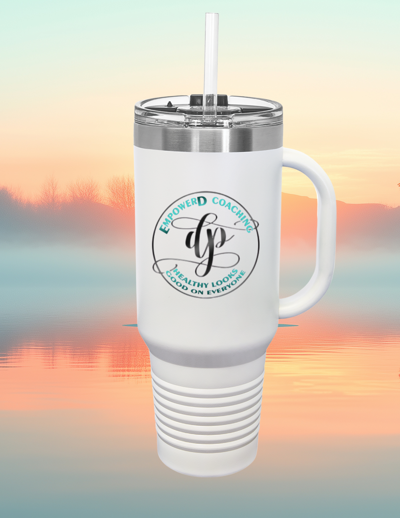 EmpowerD Coaching 40oz Logo Tumbler